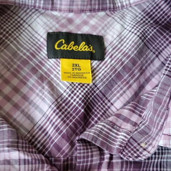Cabelas plaid shirt - Picture 2 of 2